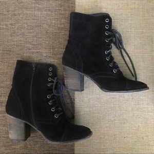 Lace up booties